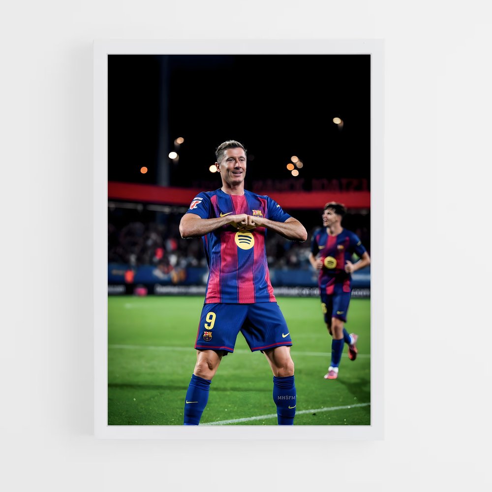 Poster Lewandowski en Action (vue 3)